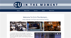 Desktop Screenshot of cuinthemoment.com